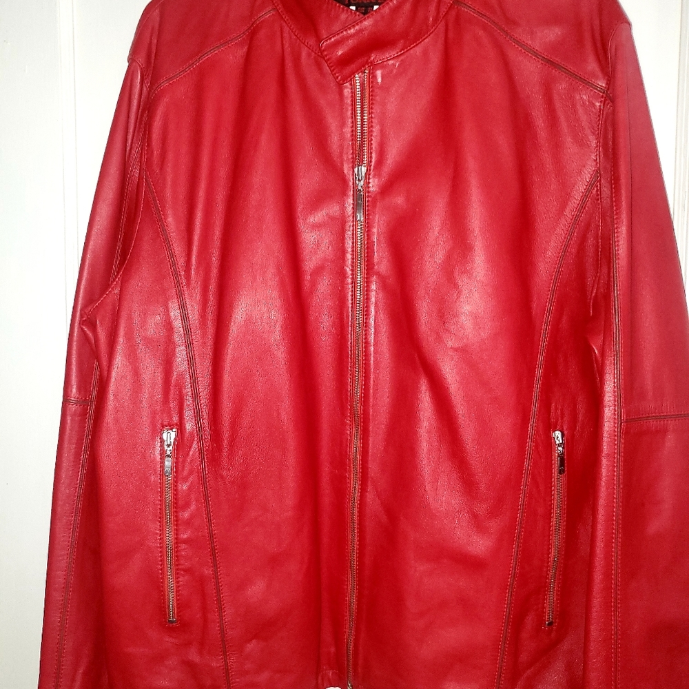 Torras Men's Natural Leather Jacket